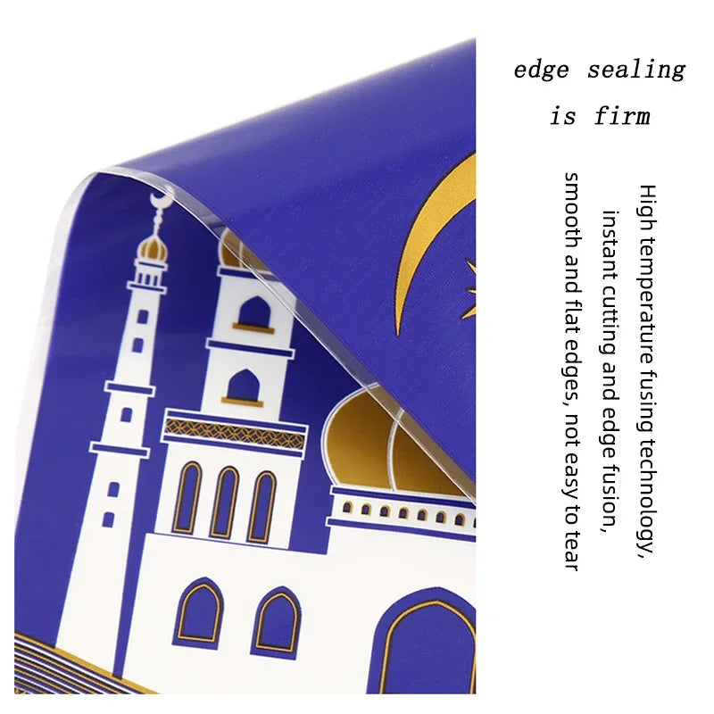 25/50Pcs Eid Mubarak Gift Bags Plastic Candy Cookie Bag Ramadan Decoration 2024 Islamic Muslim Party Supplies Eid Al-Fitr 2024