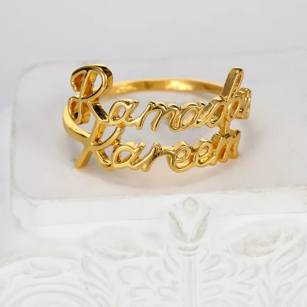 1PC Ramadan Napkin Rings Alloy Letter Moon Napkin Buckle Ramadan Decoration 2024 Eid Mubarak Dinner Gold Napkin Ring Table Decor