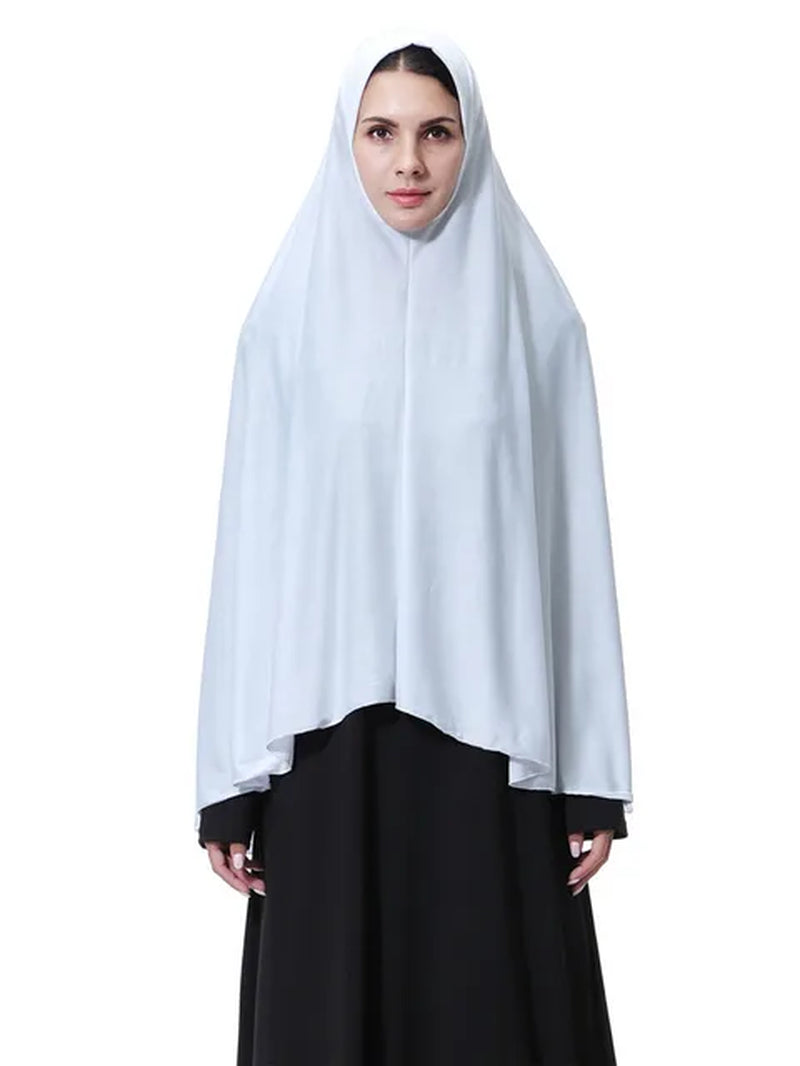 Women'S Prayer Clothing Black Arabian Women Long Muslim Hijab Hat Islamic Products Headscarf Abaya Muslim Head Scarf