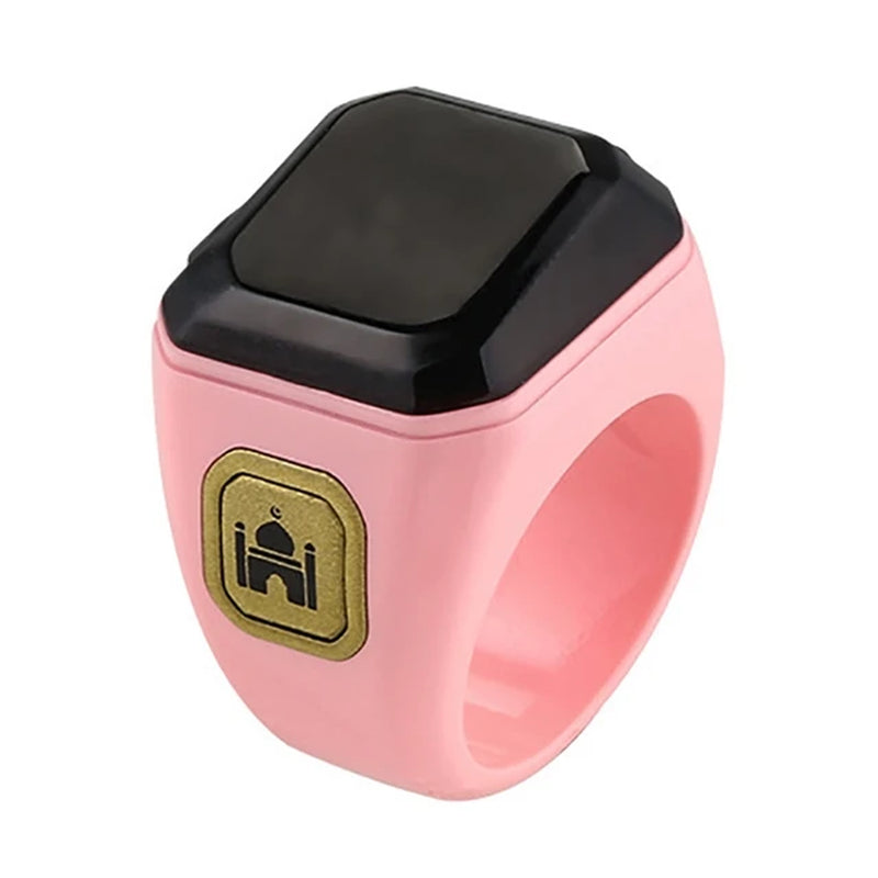 Stylish Prayer Time Display Rings for Muslims Tally Tasbeeh Counter 5 Prayer Time Reminder Bluetooth-Compatible