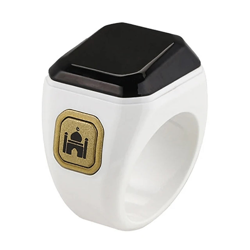 Stylish Prayer Time Display Rings for Muslims Tally Tasbeeh Counter 5 Prayer Time Reminder Bluetooth-Compatible