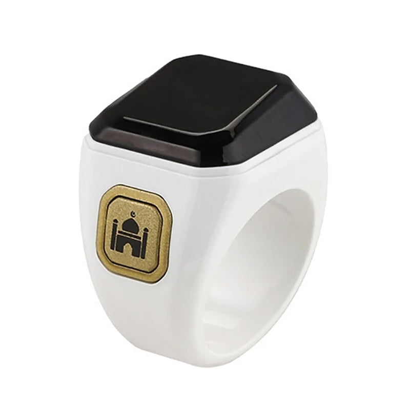 Stylish Prayer Time Display Rings for Muslims Tally Tasbeeh Counter 5 Prayer Time Reminder Bluetooth-Compatible