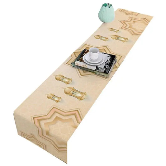 Eid Mubarak Ramdan Mubarak Table Runner Ramadan Kareem Decorations for Home 2024 Eid Al Adha Ramadan Islamic Muslim Party Decor